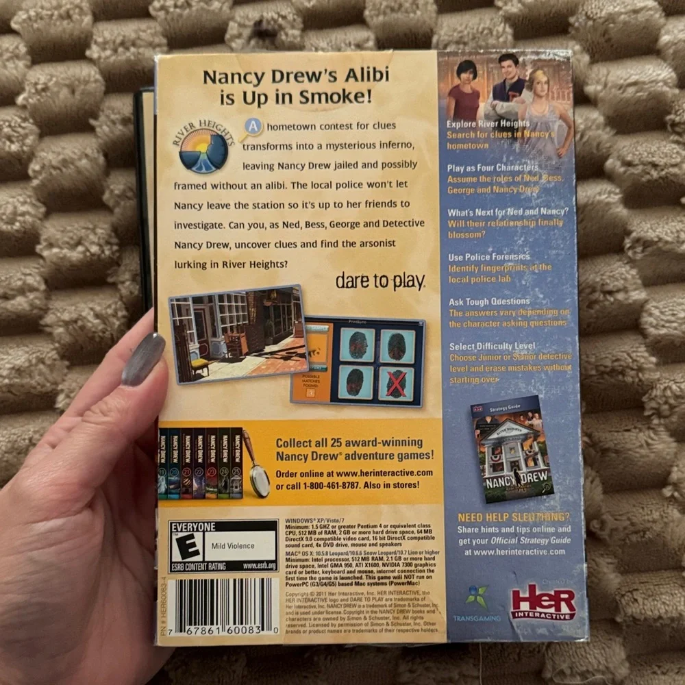 Nancy Drew Alibi in Ashes PC Game - Special Edition